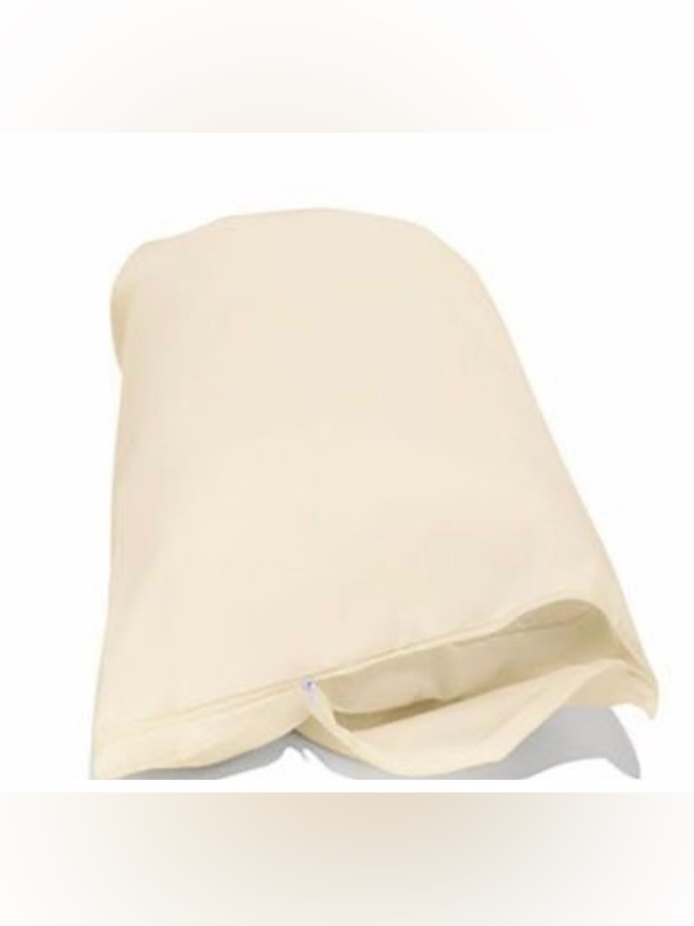 NEW Organic All-Cotton Allergy Pillow Cover - Cream